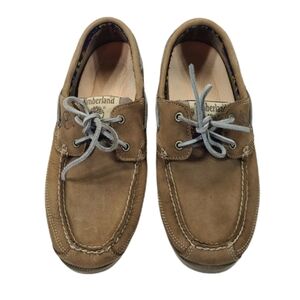 Timberland Boat Shoes Earthkeepers Kia Wah Bay 2 Eyelet Leather, Size 8.5